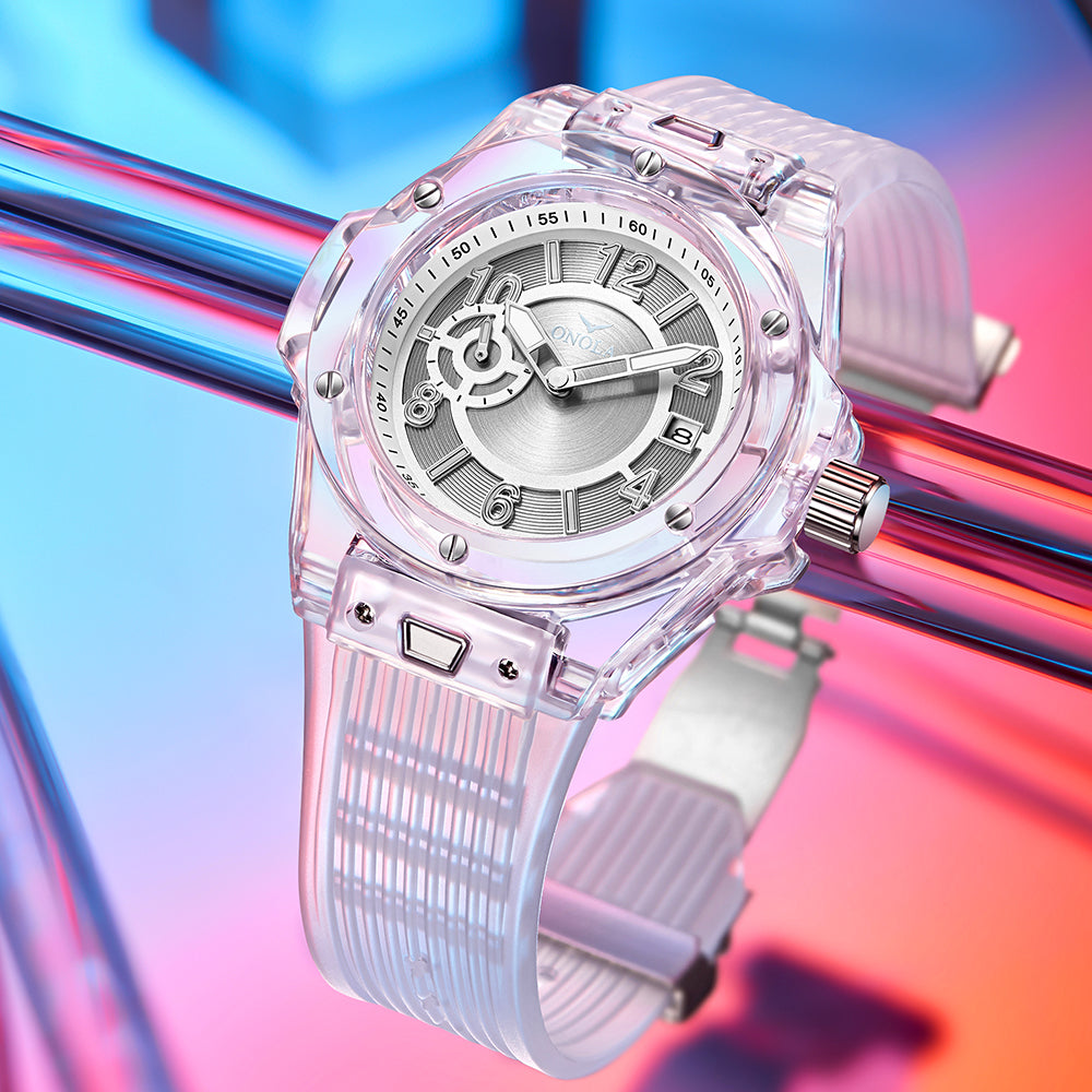 ONOLA-3837 Men's Quartz Watch - with a second dial, pointer display, sporty and casual style
