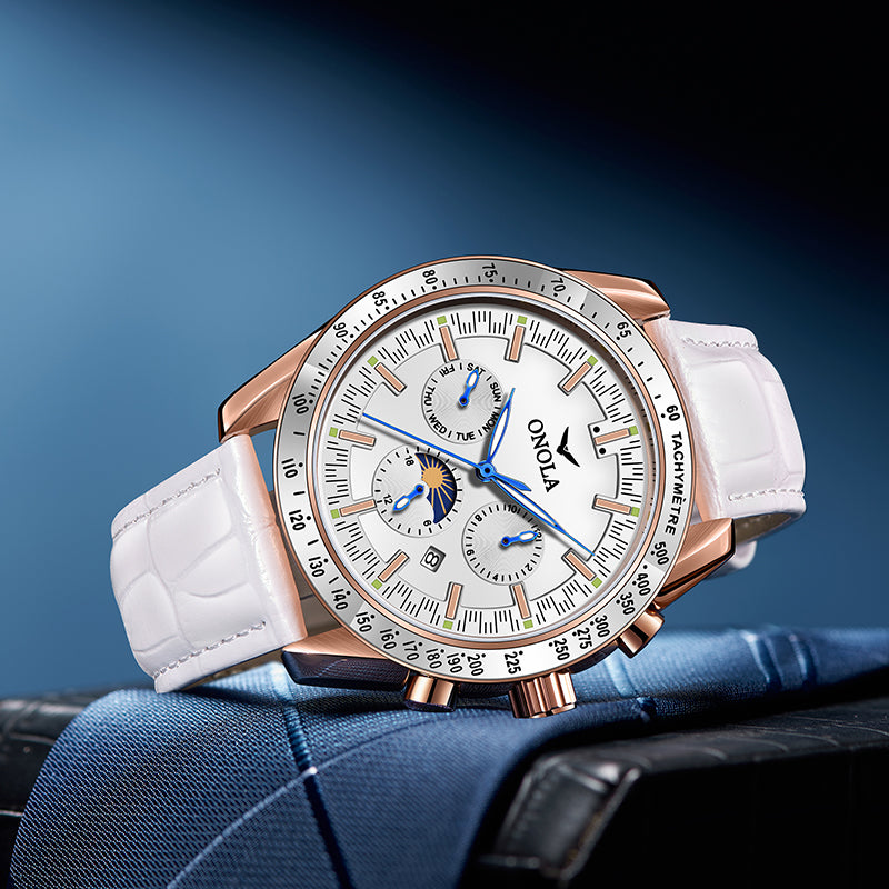 ONOLA-6835 👔Men's Fashion Business Automatic Mechanical Watch with Gift Box, Perfect Birthday Gift Choice