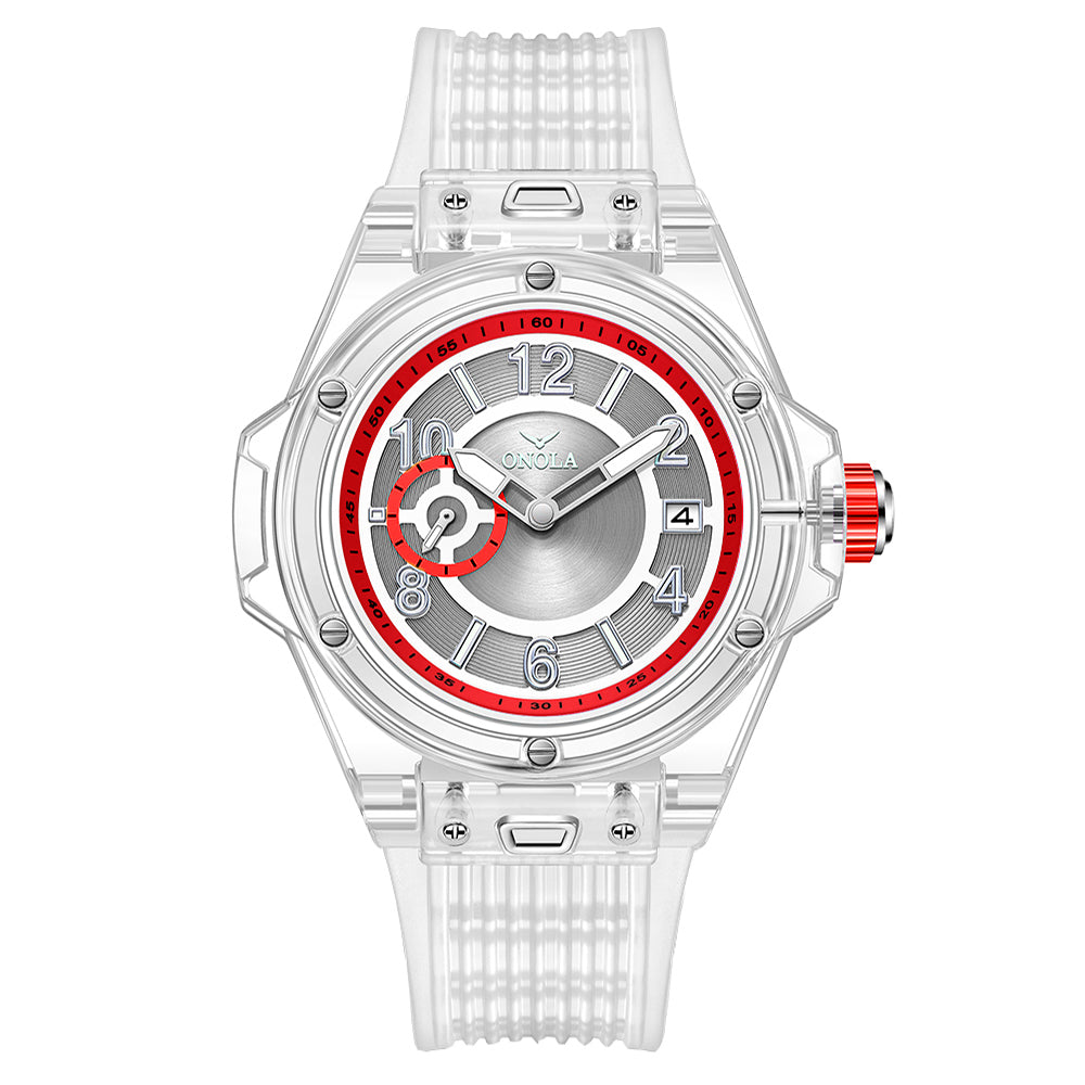 ONOLA-3837 Men's Quartz Watch - with a second dial, pointer display, sporty and casual style