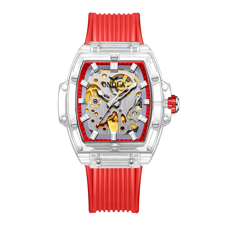 ONOLA-3832 Fashion Men's Hollow Mechanical Watch, Perfect New Year Gift