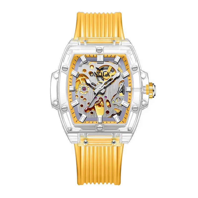 ONOLA-3832 Fashion Men's Hollow Mechanical Watch, Perfect New Year Gift