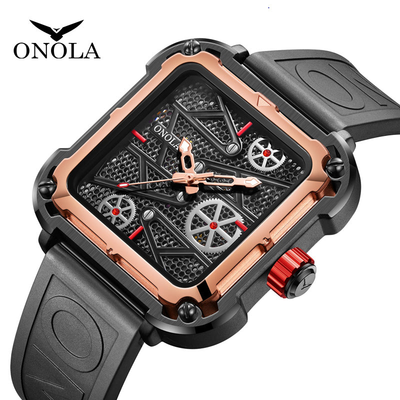ONOLA-3831 Men's Mechanical Watch with Luminous Dial, Suitable for Daily Wearing