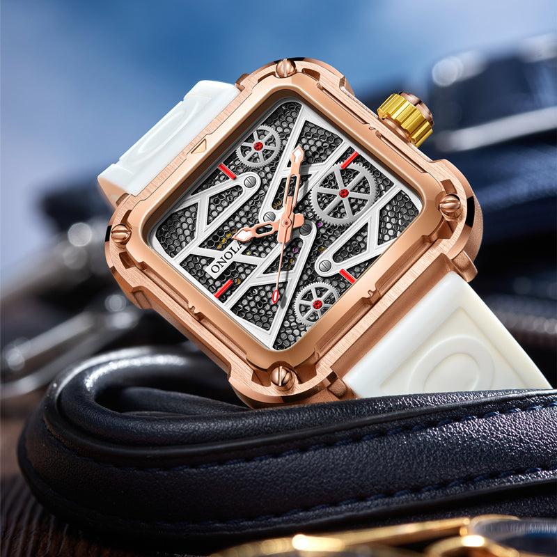ONOLA-3831 Men's Mechanical Watch with Luminous Dial, Suitable for Daily Wearing