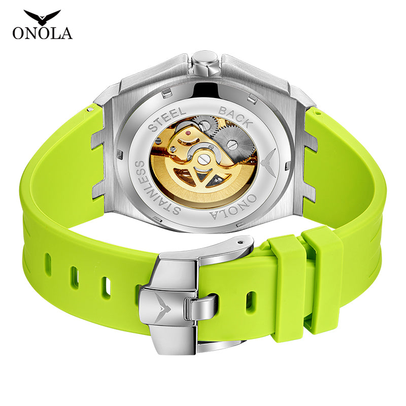 ONOLA-3834, Men's automatic mechanical wristwatch, sporty and casual style, perfect gift