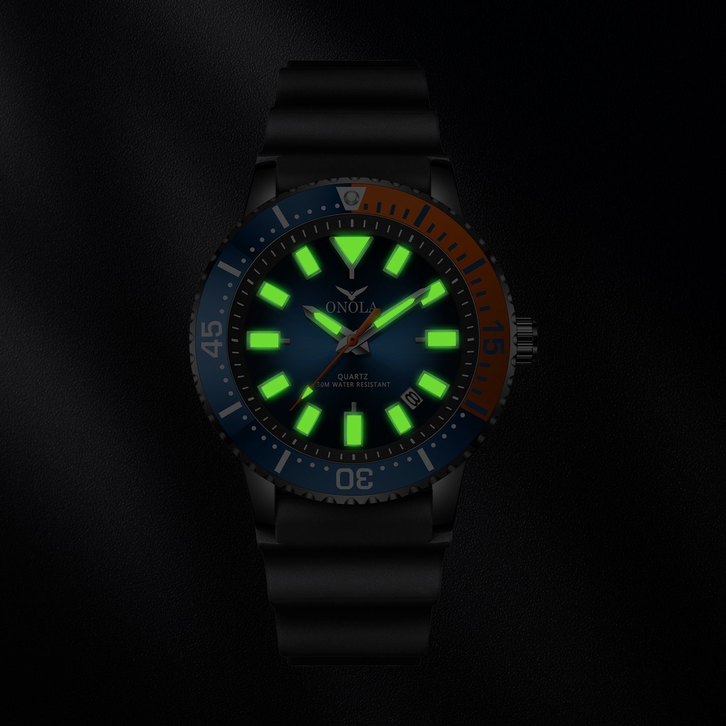 ONOLA-3850 high-quality men's quartz watch, waterproof and luminous, ideal gift for men