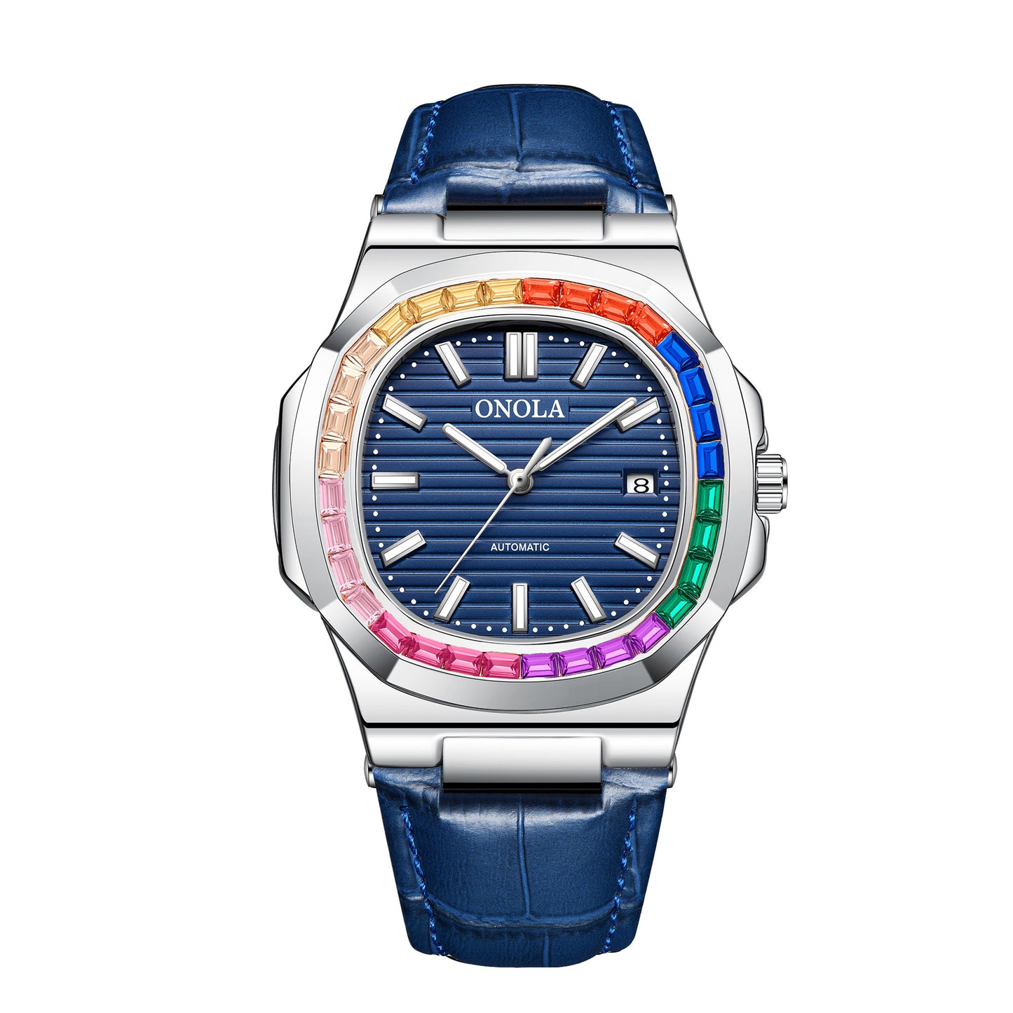 ONOLA-3853CH Elegant Business Men's Mechanical Watch, Waterproof and Durable, Suitable for Any Occasion, Perfect Gift