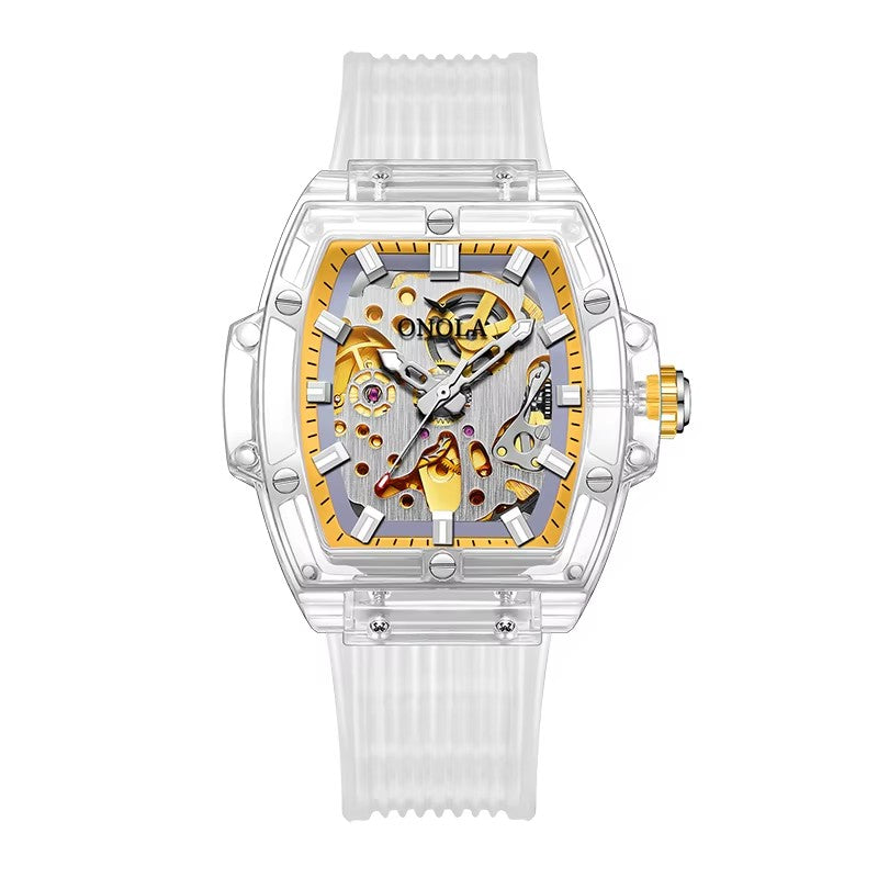 ONOLA-3832 Fashion Men's Hollow Mechanical Watch, Perfect New Year Gift