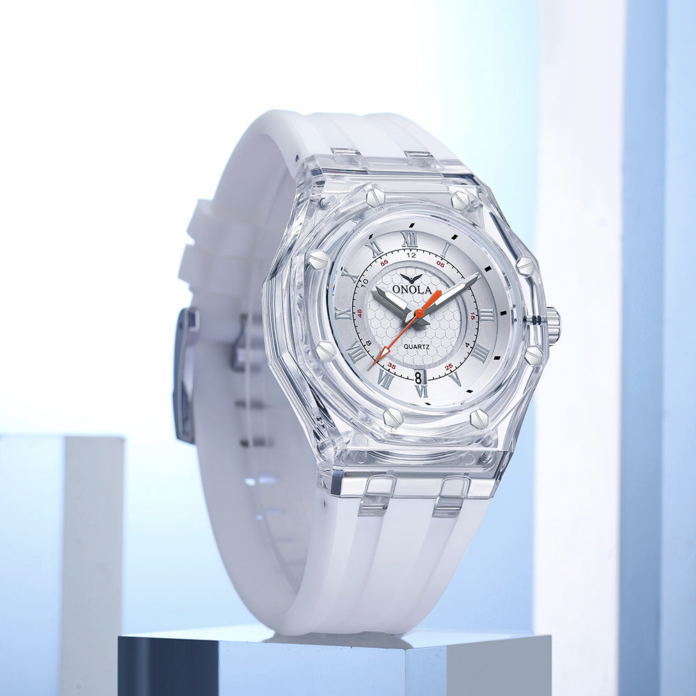ONOLA-3857 men's quartz watch, casual sports style, suitable for daily wear, perfect gift for family and friends