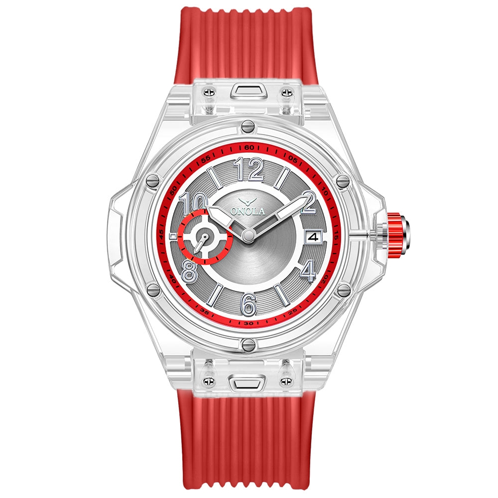 ONOLA-3837 Men's Quartz Watch - with a second dial, pointer display, sporty and casual style