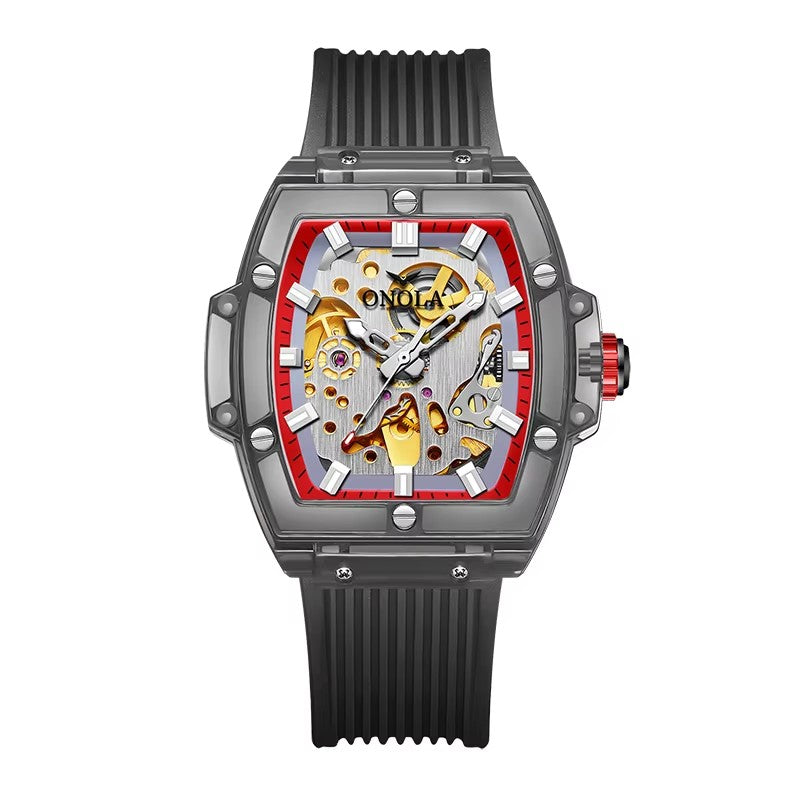 ONOLA-3832 Fashion Men's Hollow Mechanical Watch, Perfect New Year Gift
