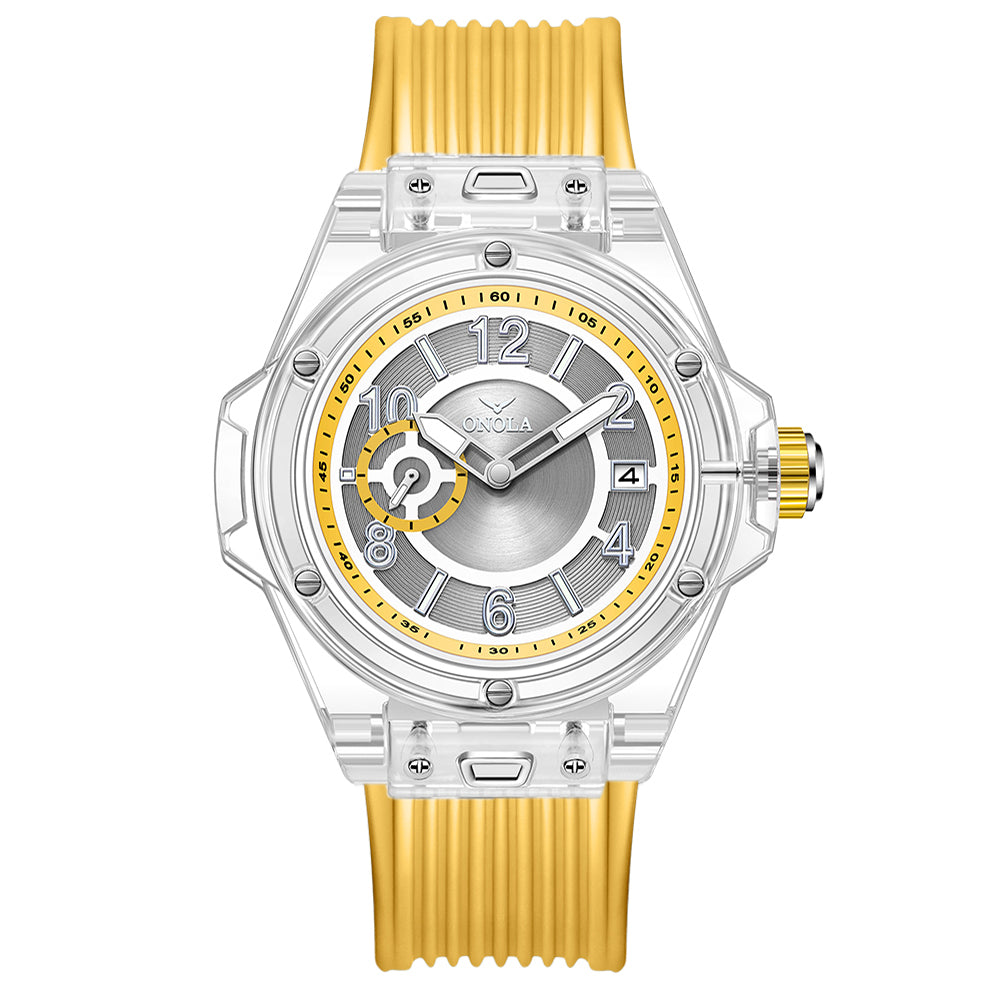 ONOLA-3837 Men's Quartz Watch - with a second dial, pointer display, sporty and casual style