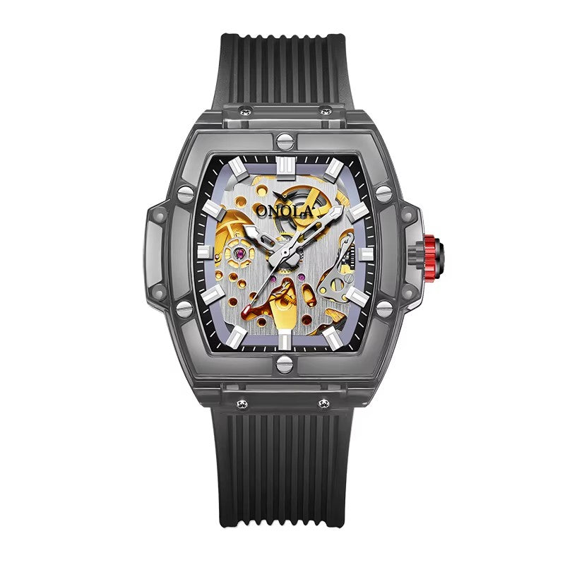 ONOLA-3832 Fashion Men's Hollow Mechanical Watch, Perfect New Year Gift