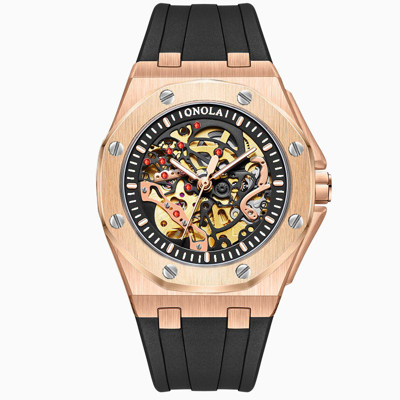 ONOLA-3834, Men's automatic mechanical wristwatch, sporty and casual style, perfect gift
