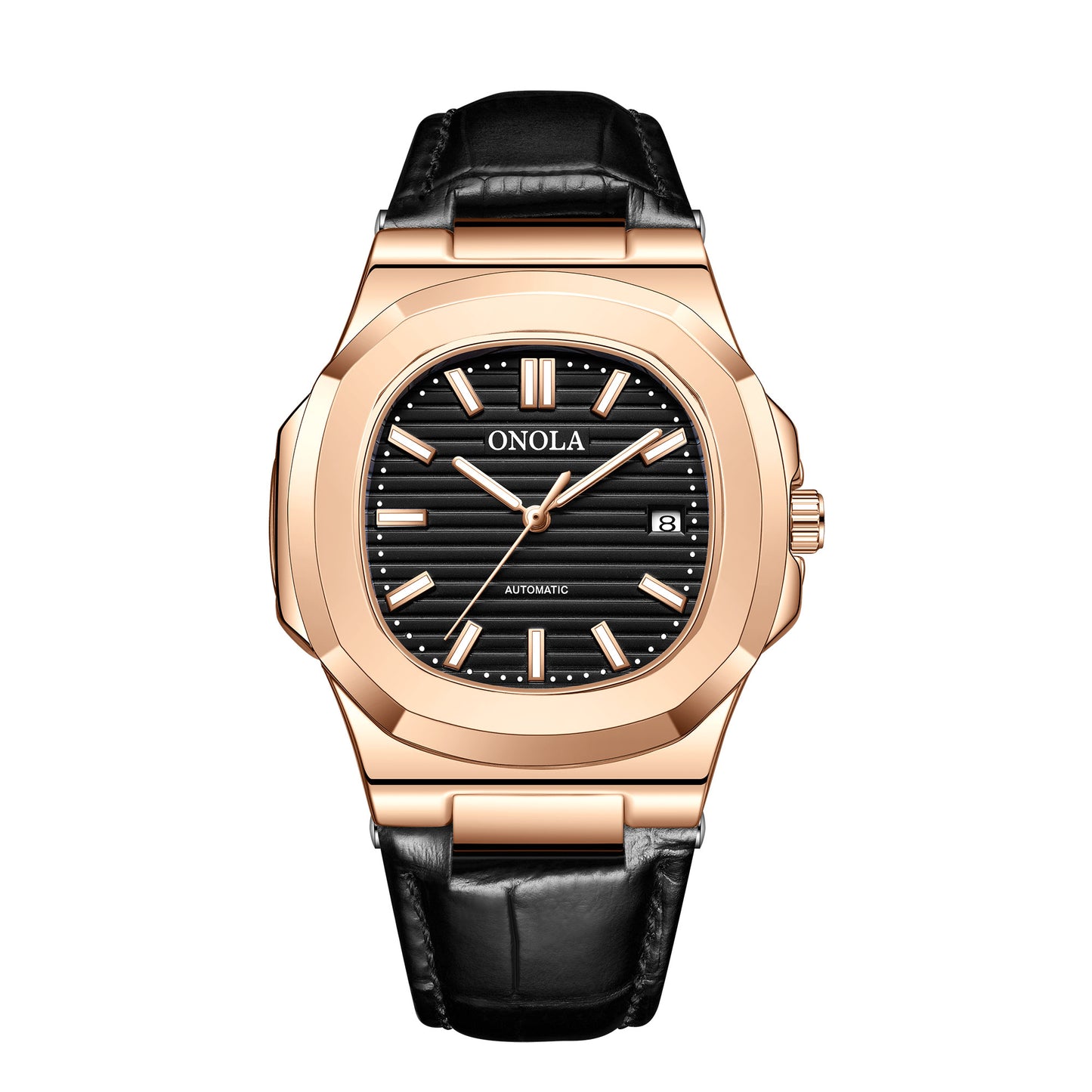 ONOLA-3853 fashionable men's business mechanical watch, automatic winding, perfect gift