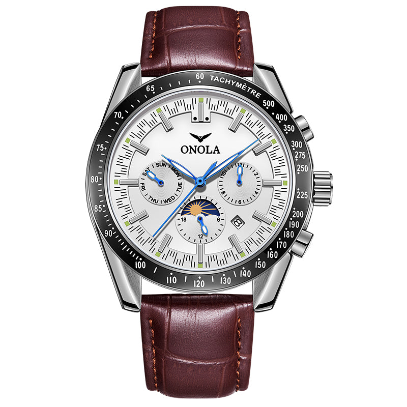 ONOLA-6835 👔Men's Fashion Business Automatic Mechanical Watch with Gift Box, Perfect Birthday Gift Choice