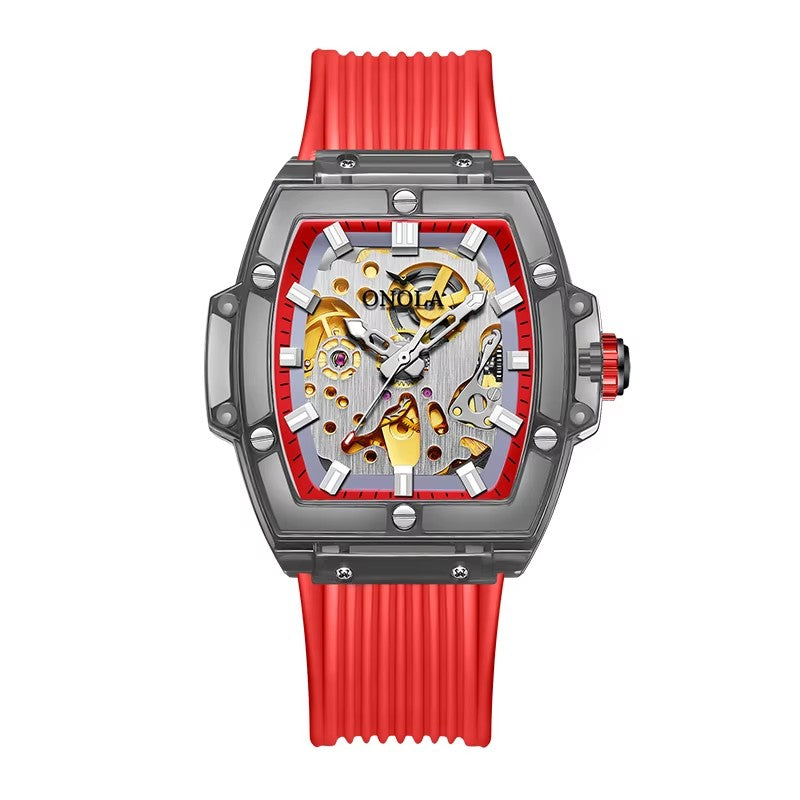 ONOLA-3832 Fashion Men's Hollow Mechanical Watch, Perfect New Year Gift