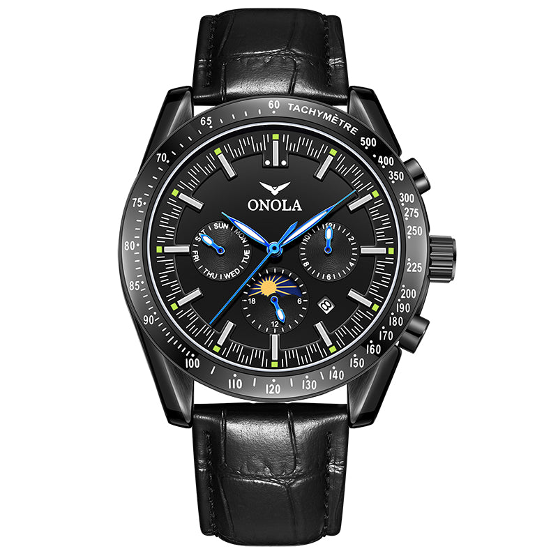 ONOLA-6835 👔Men's Fashion Business Automatic Mechanical Watch with Gift Box, Perfect Birthday Gift Choice