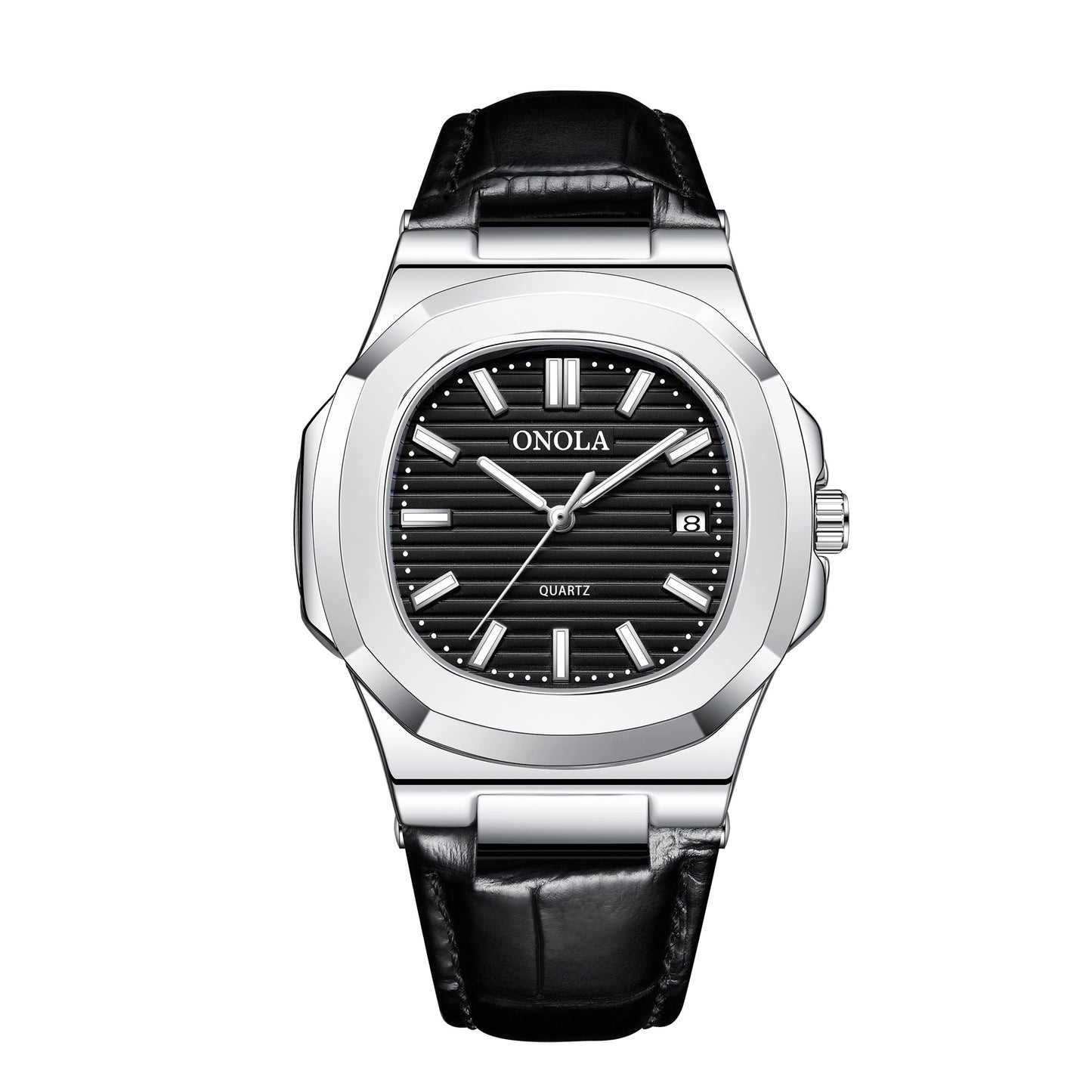 ONOLA-3852 Men's Business Quartz Watch with Calendar, Luminous, Suitable for Mission Occasions