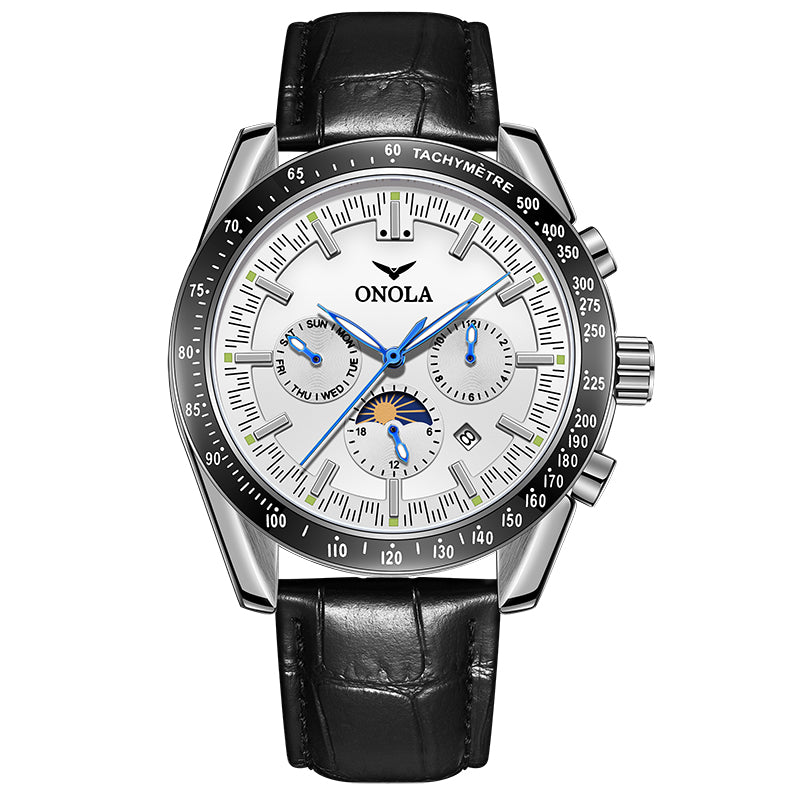 ONOLA-6835 👔Men's Fashion Business Automatic Mechanical Watch with Gift Box, Perfect Birthday Gift Choice