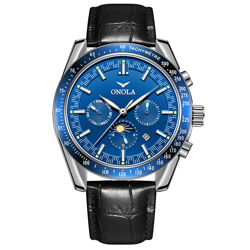 ONOLA-6835 👔Men's Fashion Business Automatic Mechanical Watch with Gift Box, Perfect Birthday Gift Choice