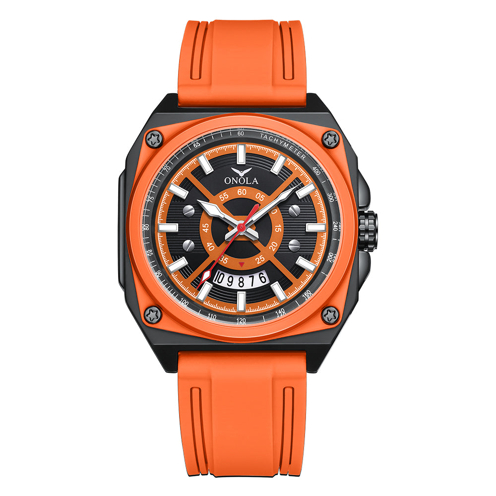 ONOLA-3856 men's sports quartz watch, luminous waterproof, multifunctional timing watch, suitable for outdoor activities, perfect gift