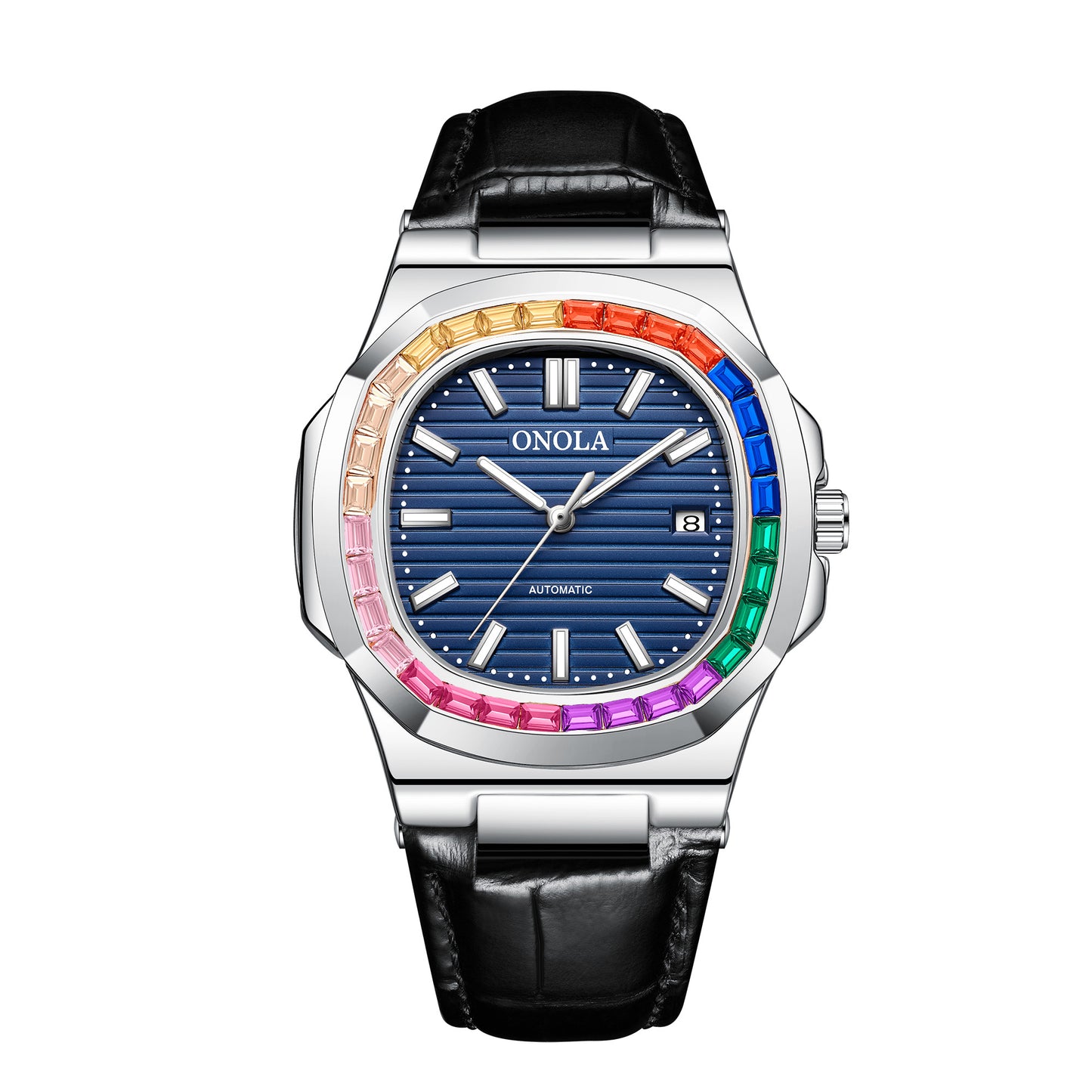 ONOLA-3853CH Elegant Business Men's Mechanical Watch, Waterproof and Durable, Suitable for Any Occasion, Perfect Gift