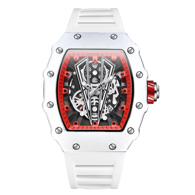 ONOLA-3826 Men's Watch - Quartz Movement, Night Light, Barrel Style
