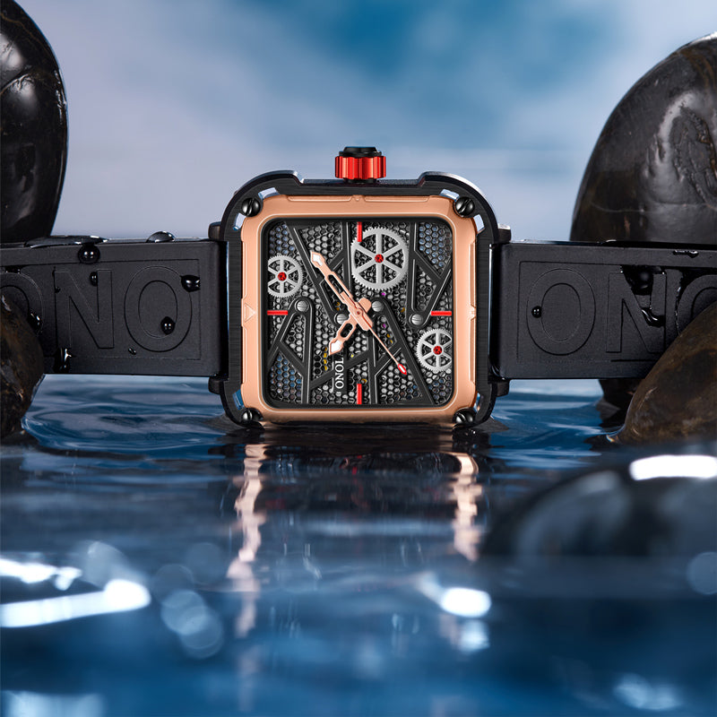 ONOLA-3831 Men's Mechanical Watch with Luminous Dial, Suitable for Daily Wearing
