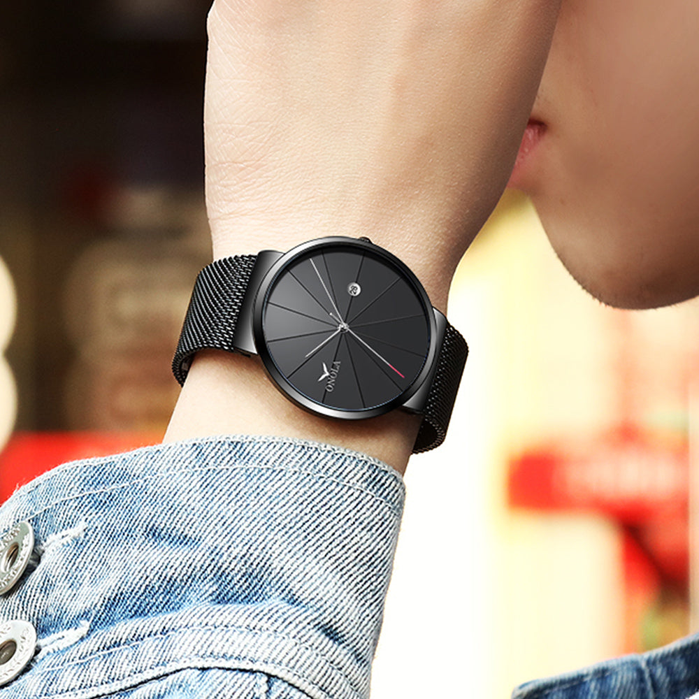 ONOLA-3804 fashionable and minimalist quartz watch, suitable for both men and women, perfect for daily wear