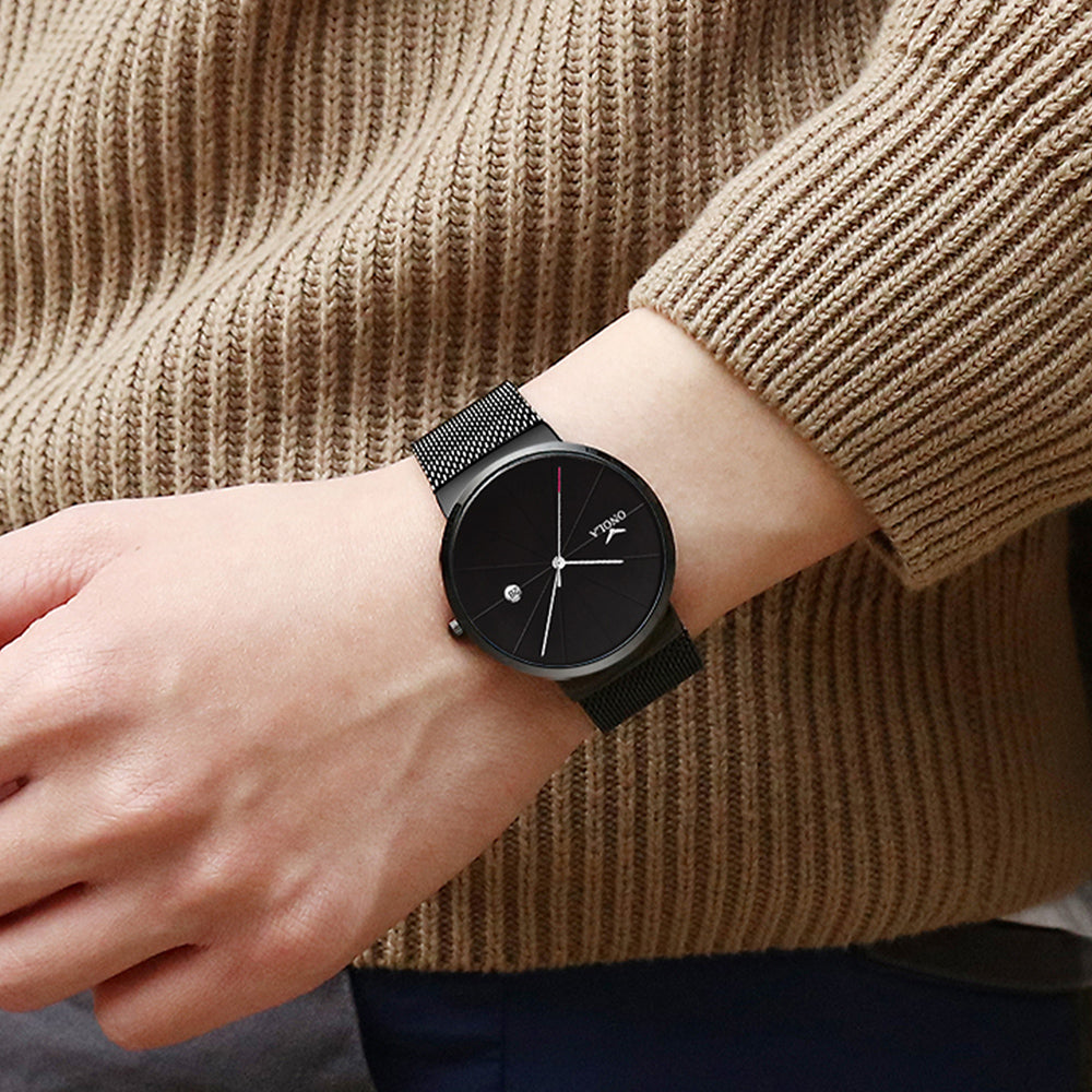 ONOLA-3804 fashionable and minimalist quartz watch, suitable for both men and women, perfect for daily wear