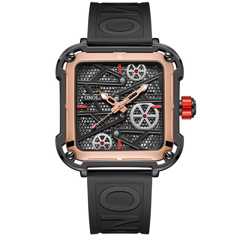 ONOLA-3831 Men's Mechanical Watch with Luminous Dial, Suitable for Daily Wearing