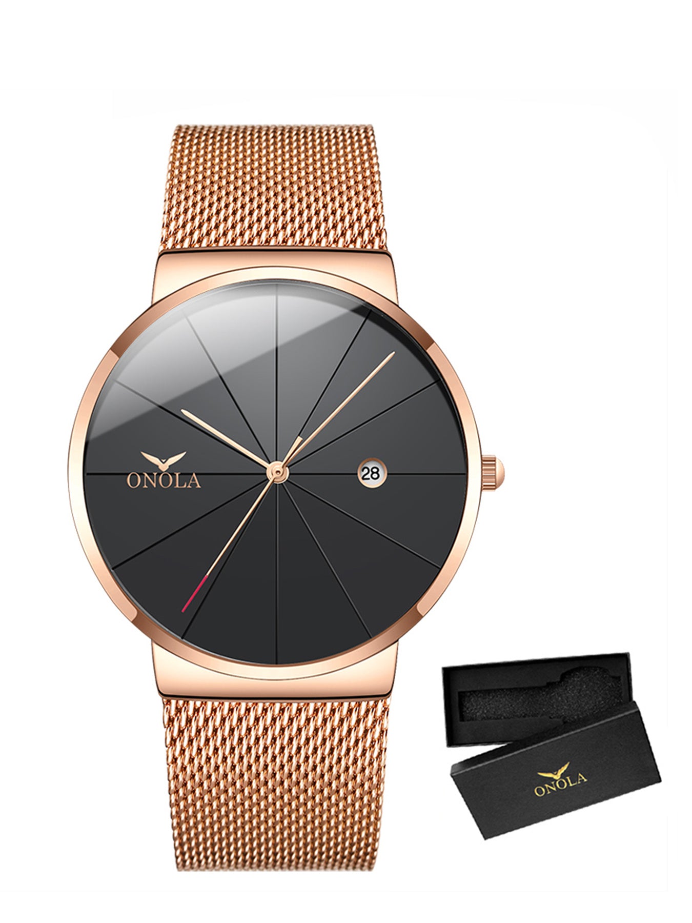 ONOLA-3804 fashionable and minimalist quartz watch, suitable for both men and women, perfect for daily wear