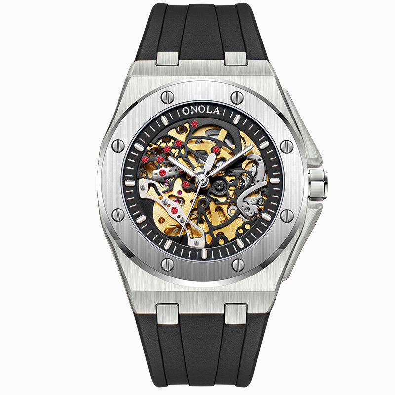 ONOLA-3834, Men's automatic mechanical wristwatch, sporty and casual style, perfect gift